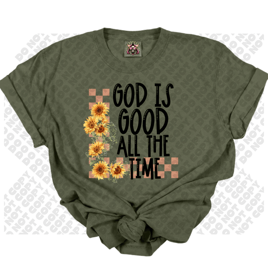 God is Good All the Time DTF Transfer