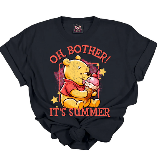 Oh Bother! It's Summer Pooh Bear DTF Transfer