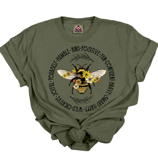 Bee Kind Vintage DTF Transfer
