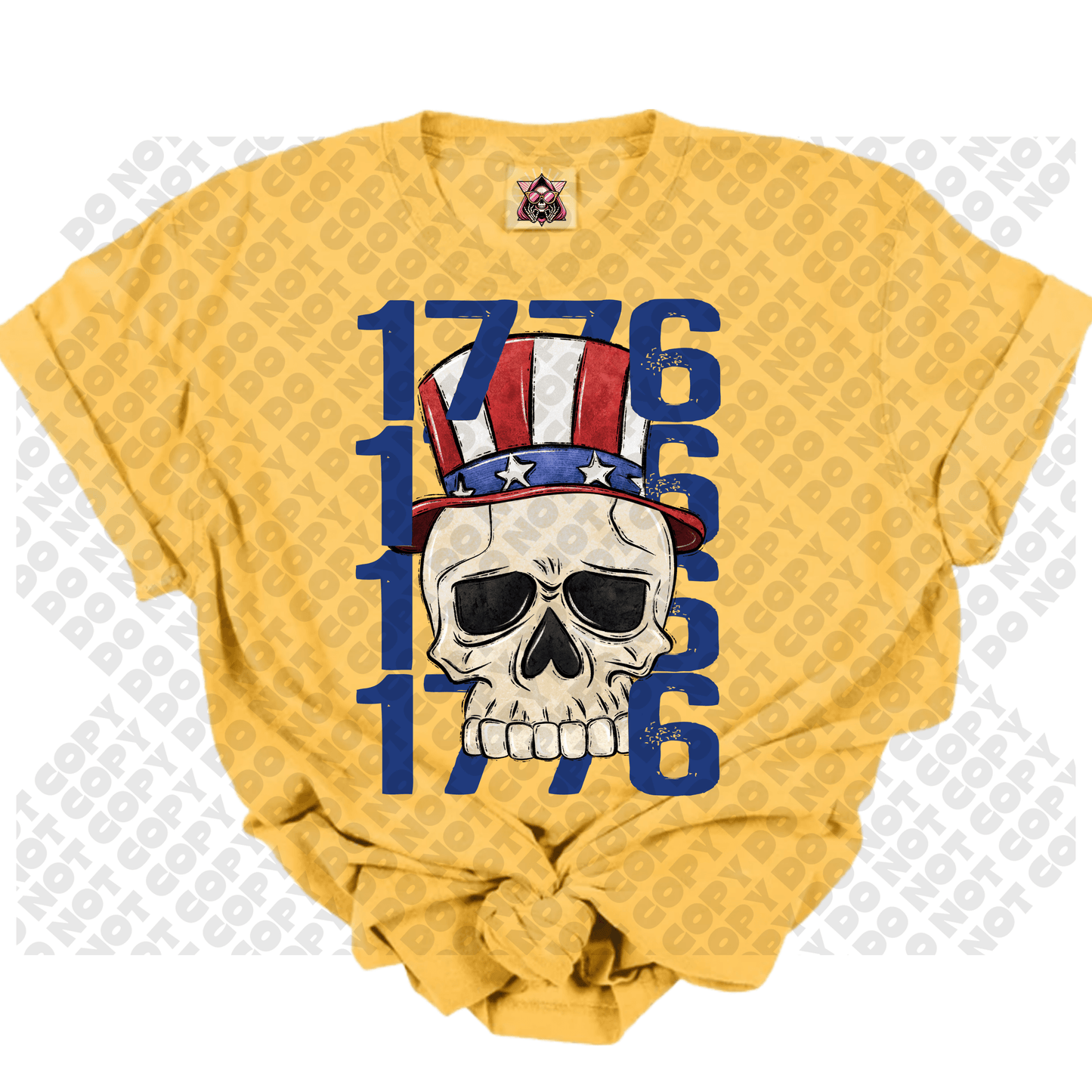 Skeleton Fourth of July 1776 (4th of July) DTF Transfer