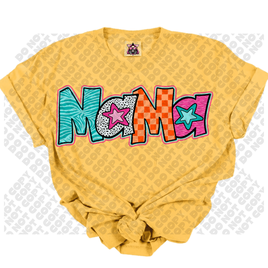 MAMA Star Colorful DTF Transfer