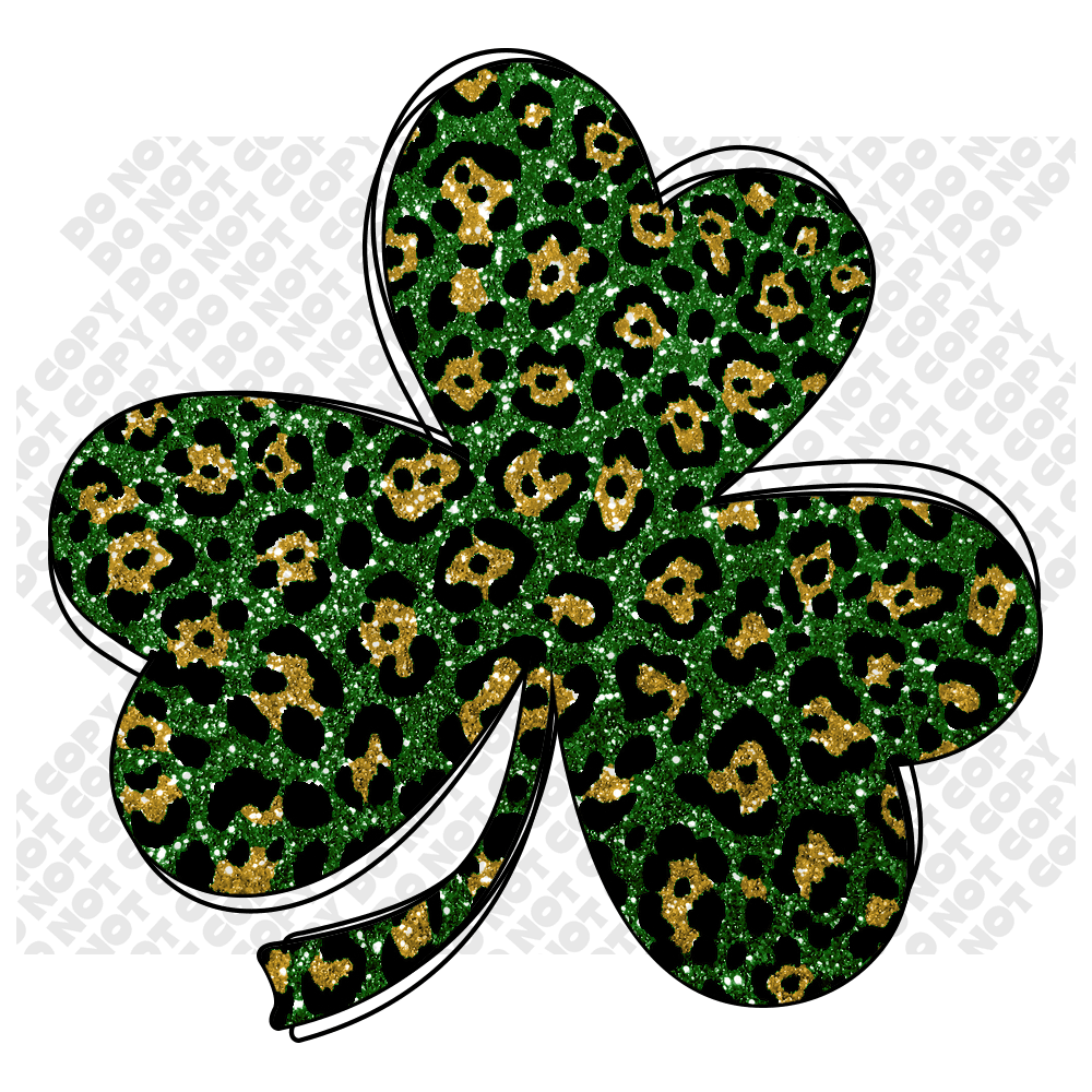 Lucky St Patrick's Day Clover DTF Transfer