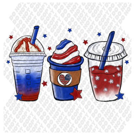 Fourth of July Coffee Transfer