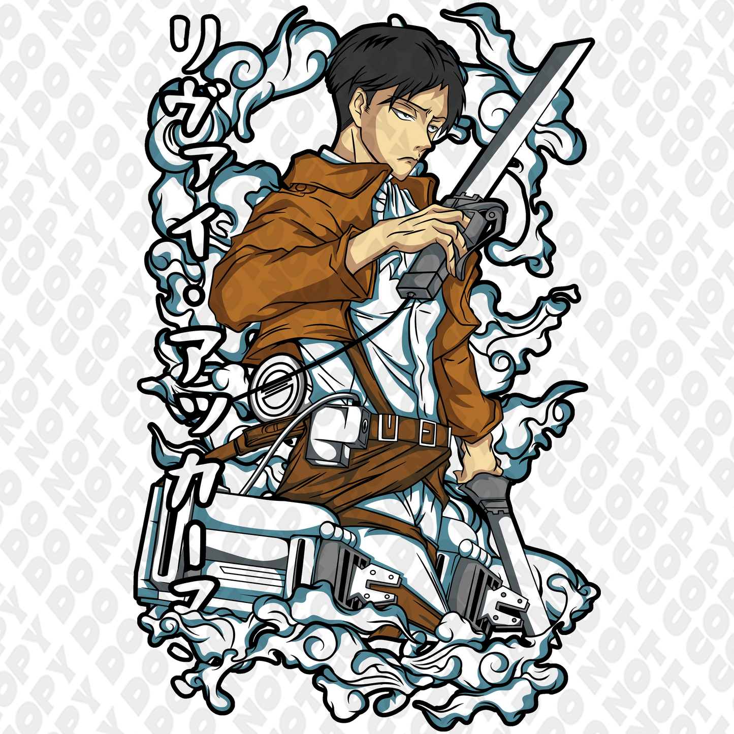 Levi Ackerman In the Smoke