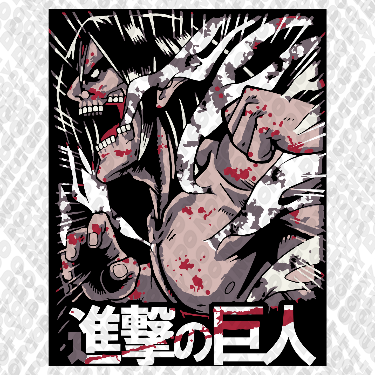 Attack Titan Through the Smoke