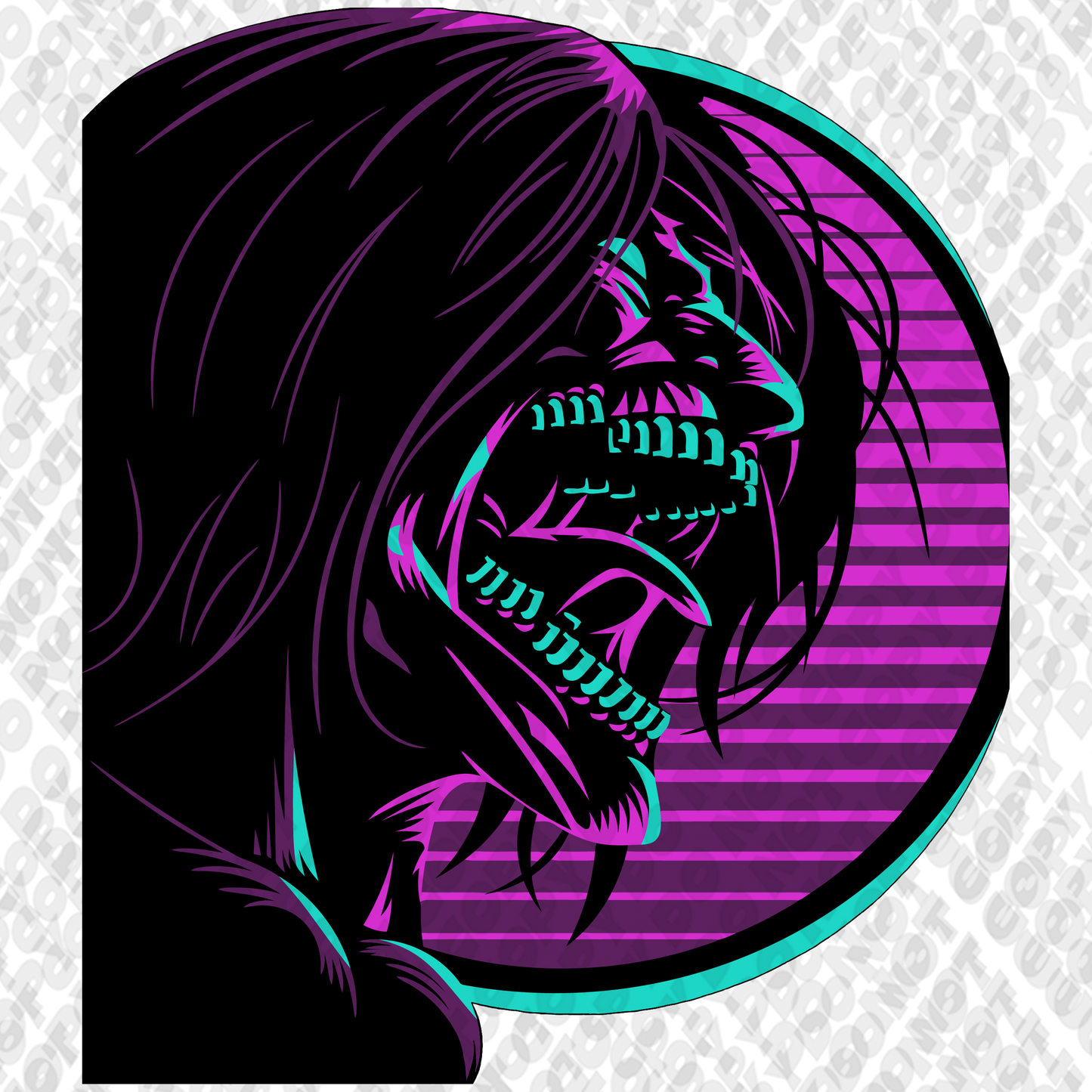 Attack Titan Neon Spotlight