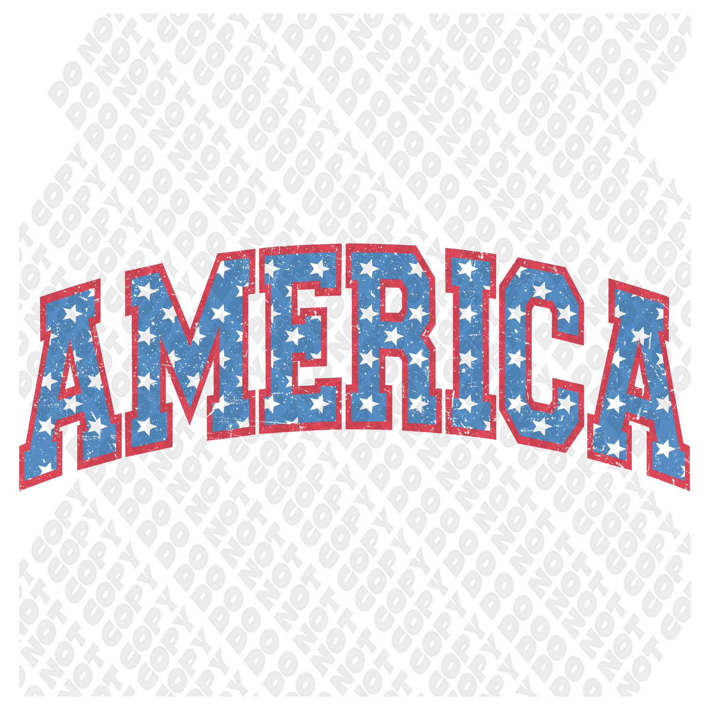 America 4th of July DTF Transfer