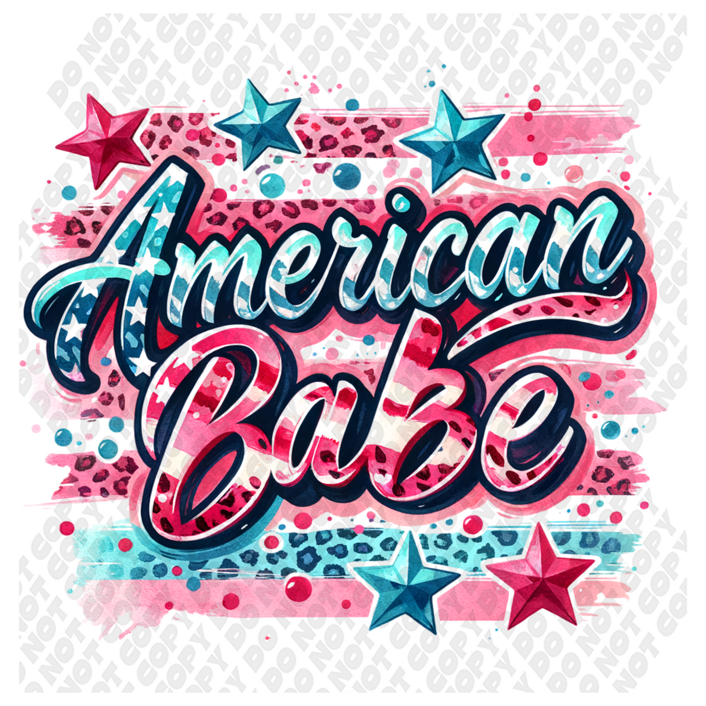 American Babe DTF Transfer