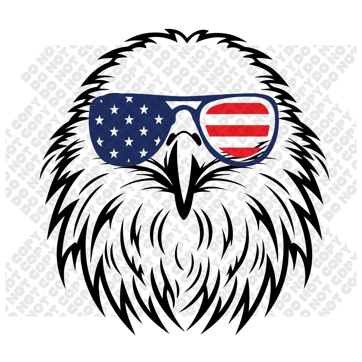 Eagle Fourth of July (4th of July) DTF Transfer