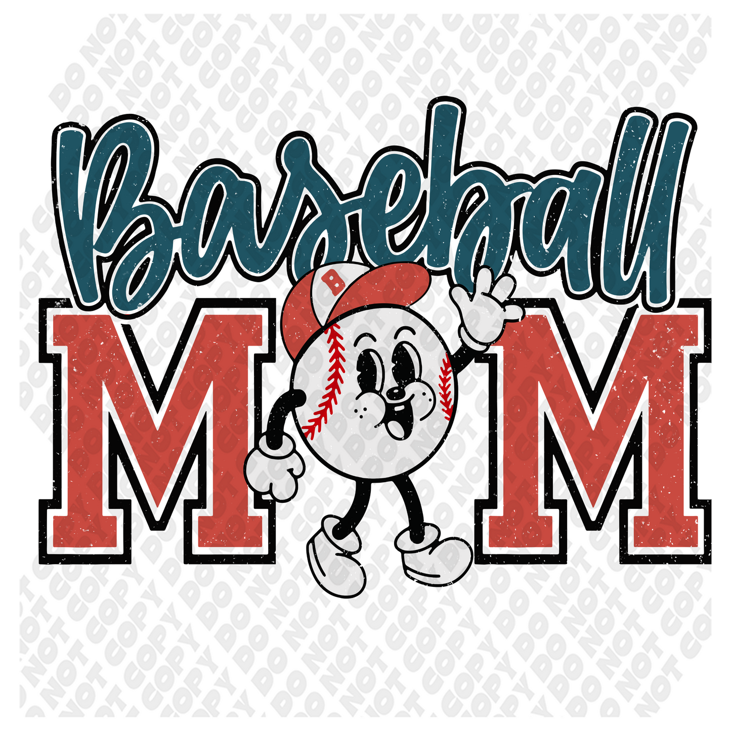 Baseball Mom DTF Transfer