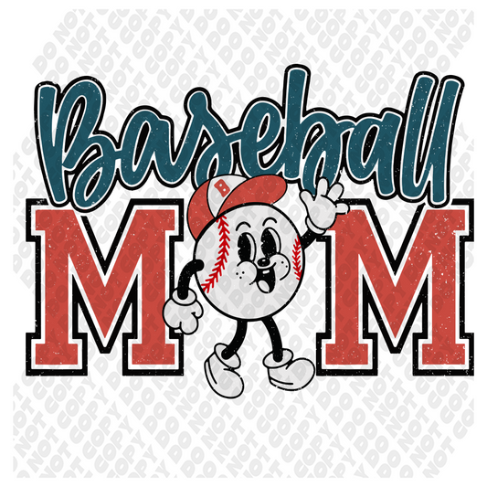 Baseball Mom DTF Transfer