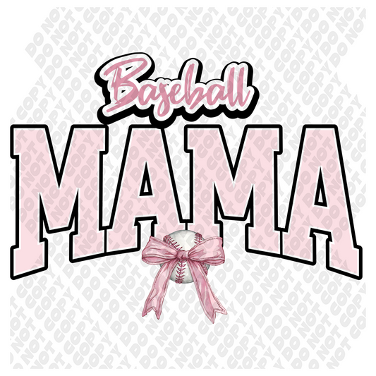 Baseball Mama Pink DTF Transfer