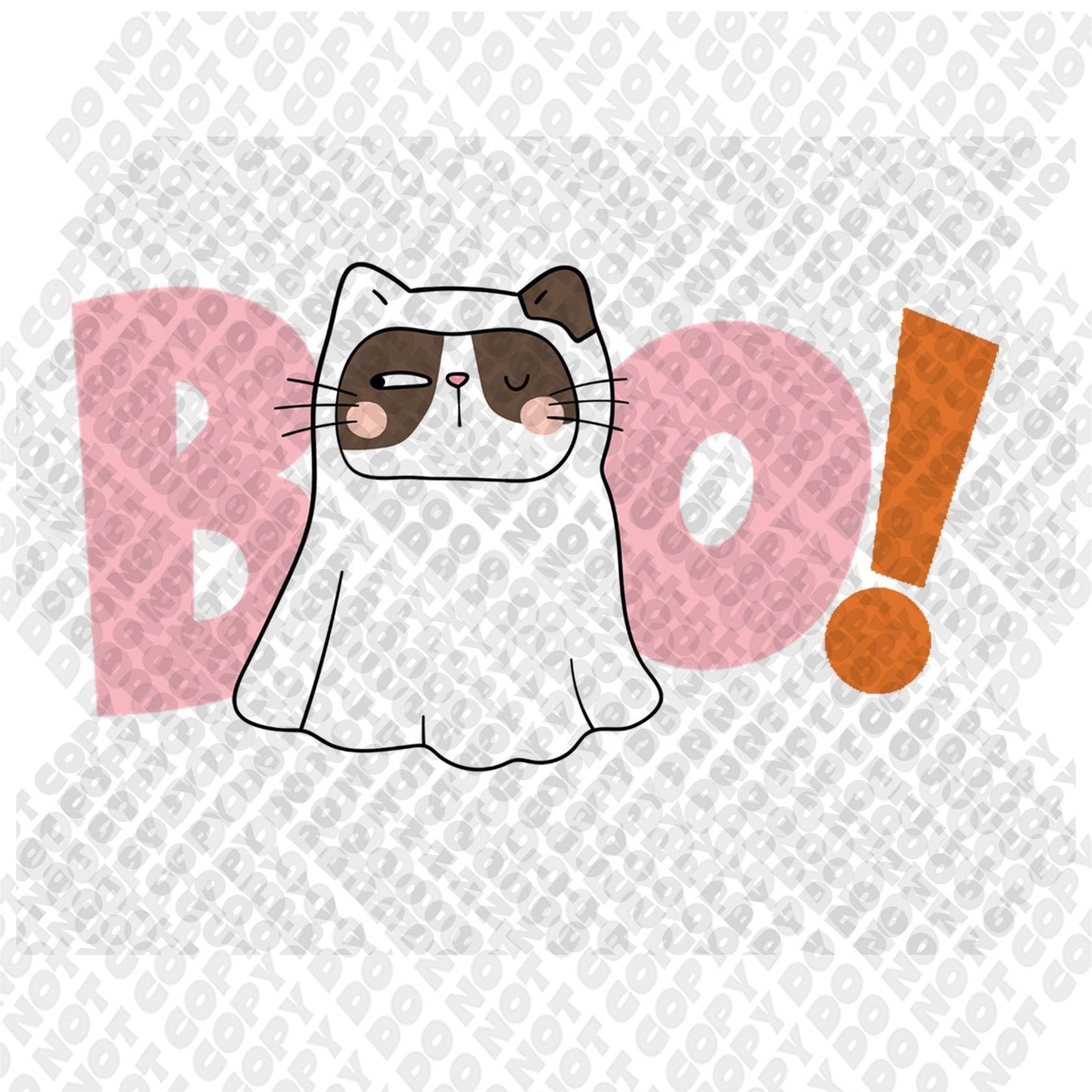 Boo DTF Transfer