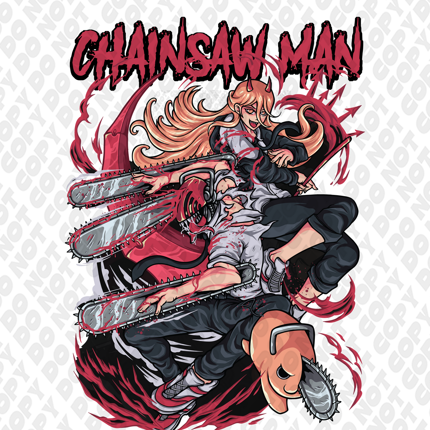 Denji and Power Attack