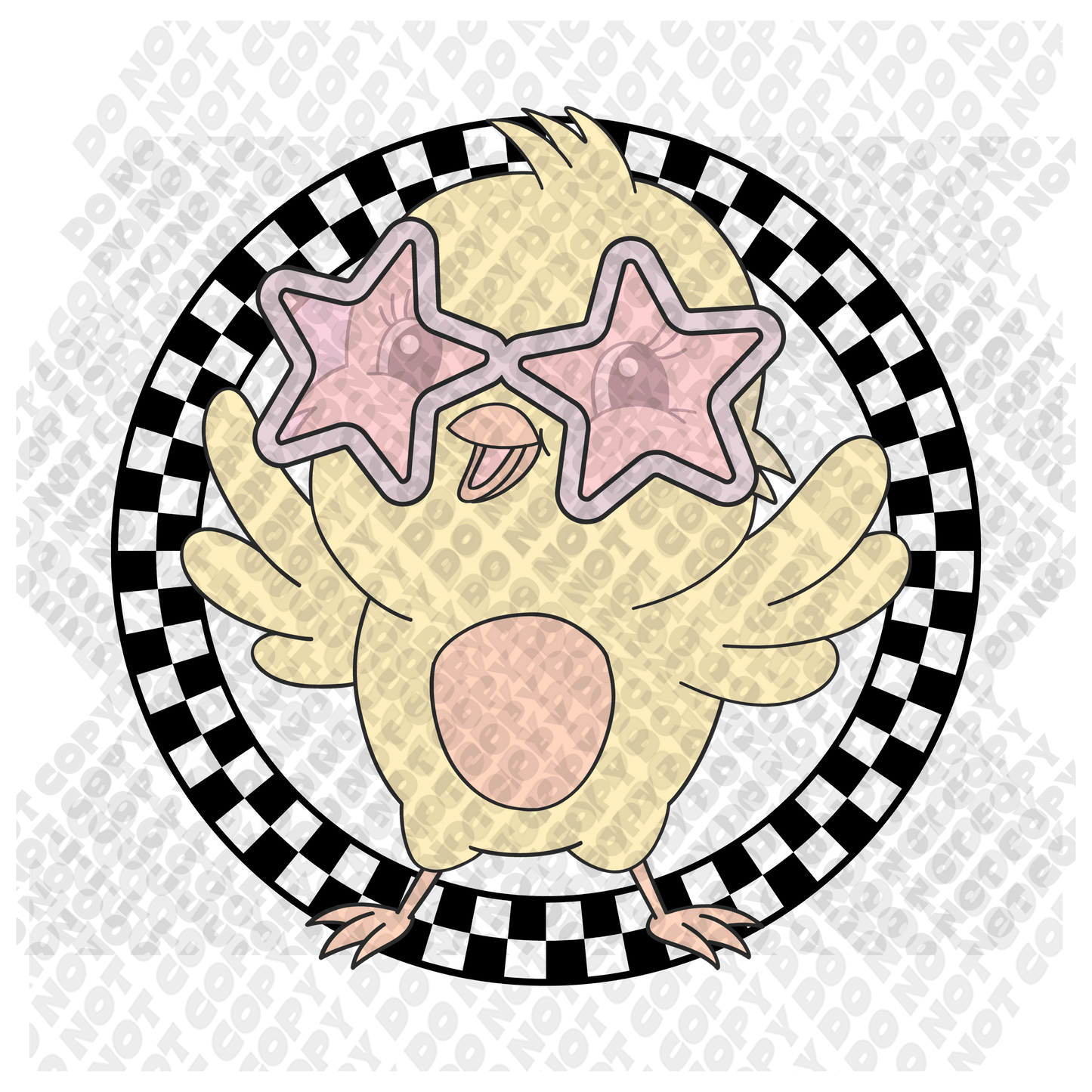 Chick Star Sunglasses Transfer