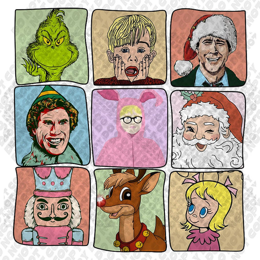 Christmas Friends DTF Transfer