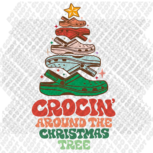 Crocin Around The Christmas Tree Transfer
