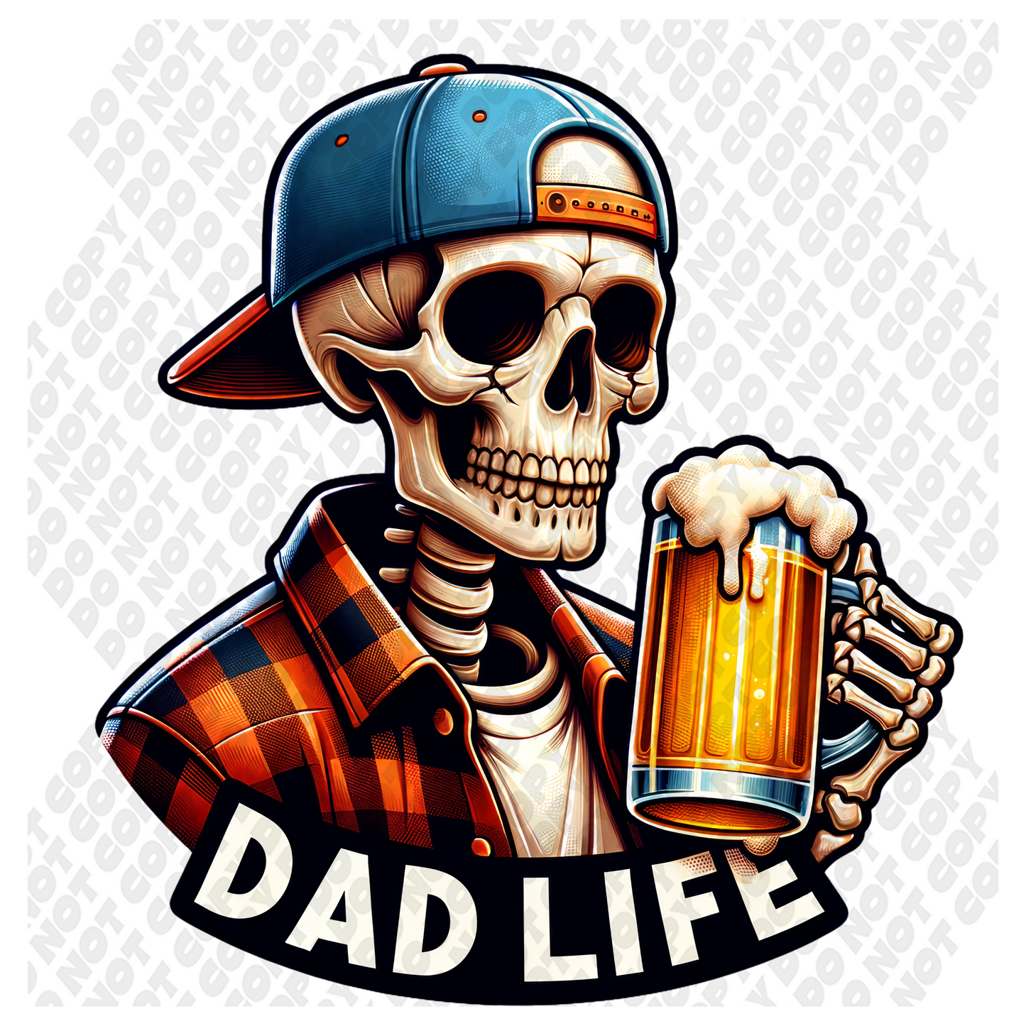 Dad Life DTF Transfer