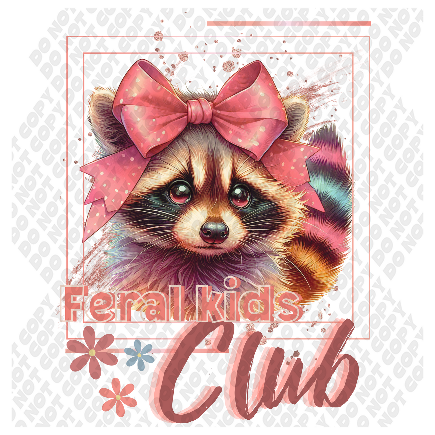 Feral Kids Club DTF Transfer