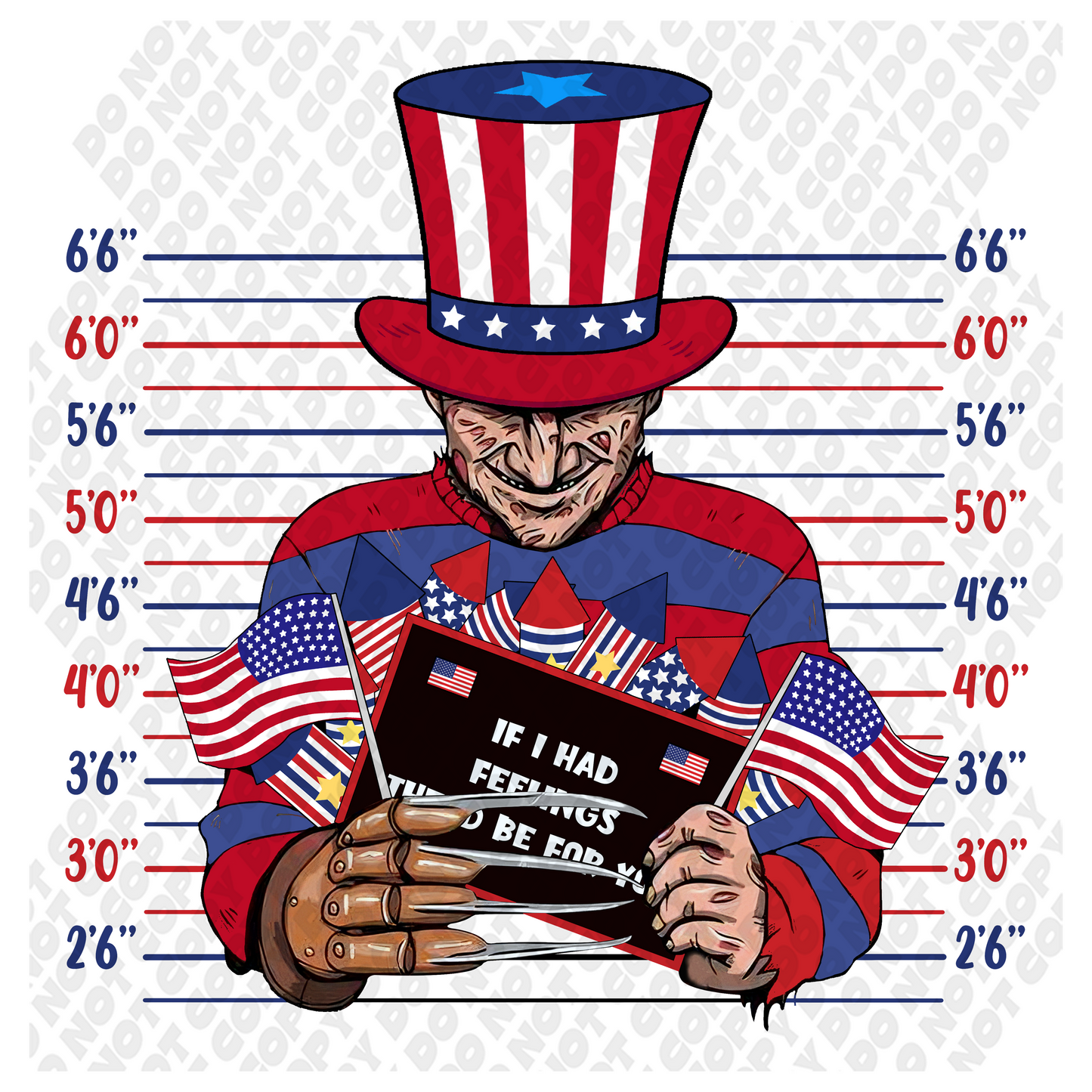 Freddy Krueger Nightmare on Elm Street 4th of July Transfer