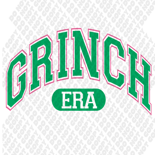 Grinch Era DTF Transfer