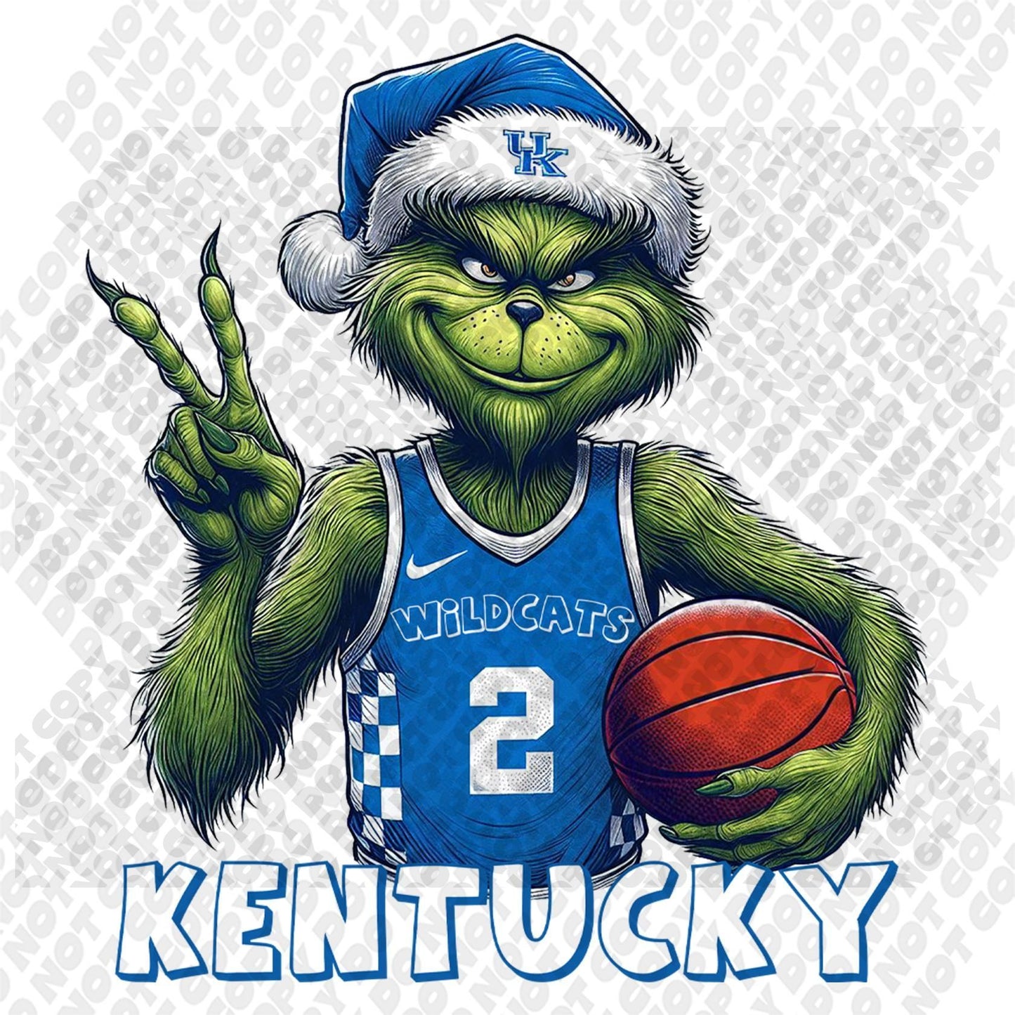 UK Wildcats Basketball Grinch Transfer
