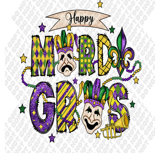Happy Mardi Gras Drama Transfer