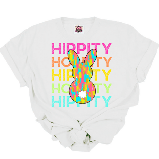 Hippity Hoppity Easter Bunny  DTF Transfer
