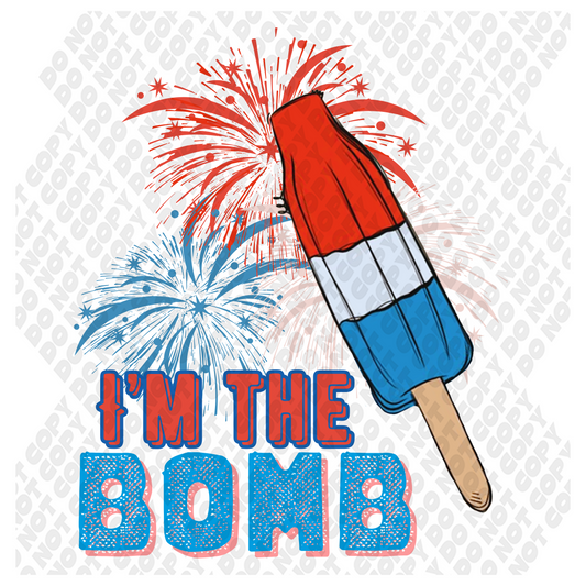 I'm The Bomb DTF Transfer