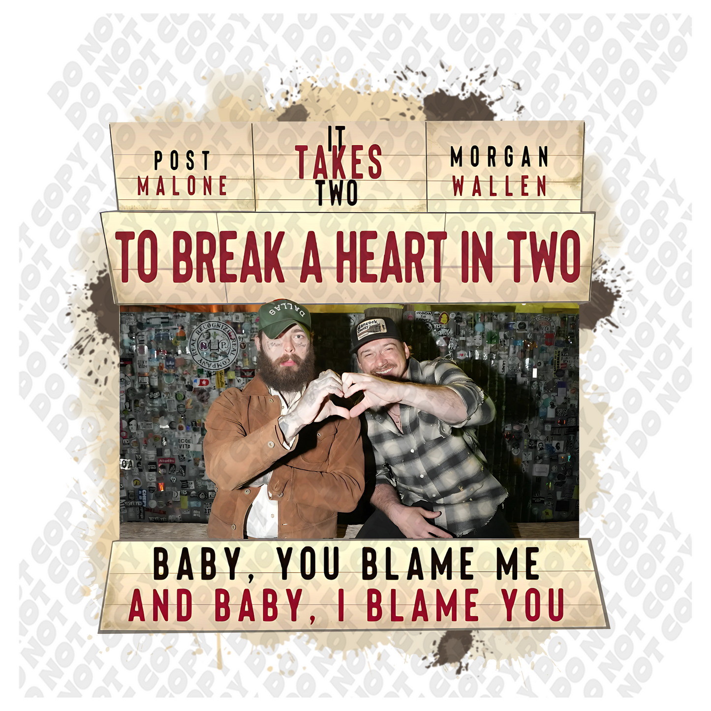 It Takes Two DTF Transfer