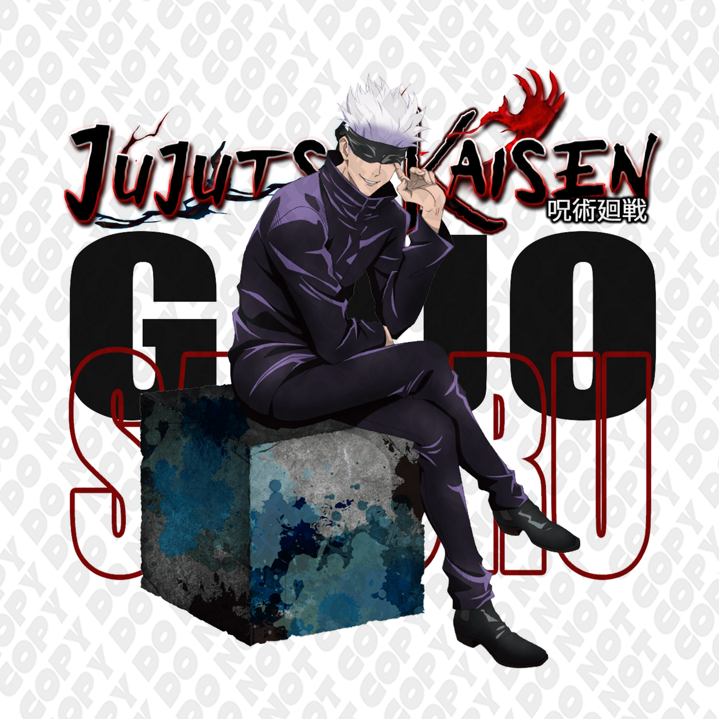 Gojo On Top Of The World Full Color