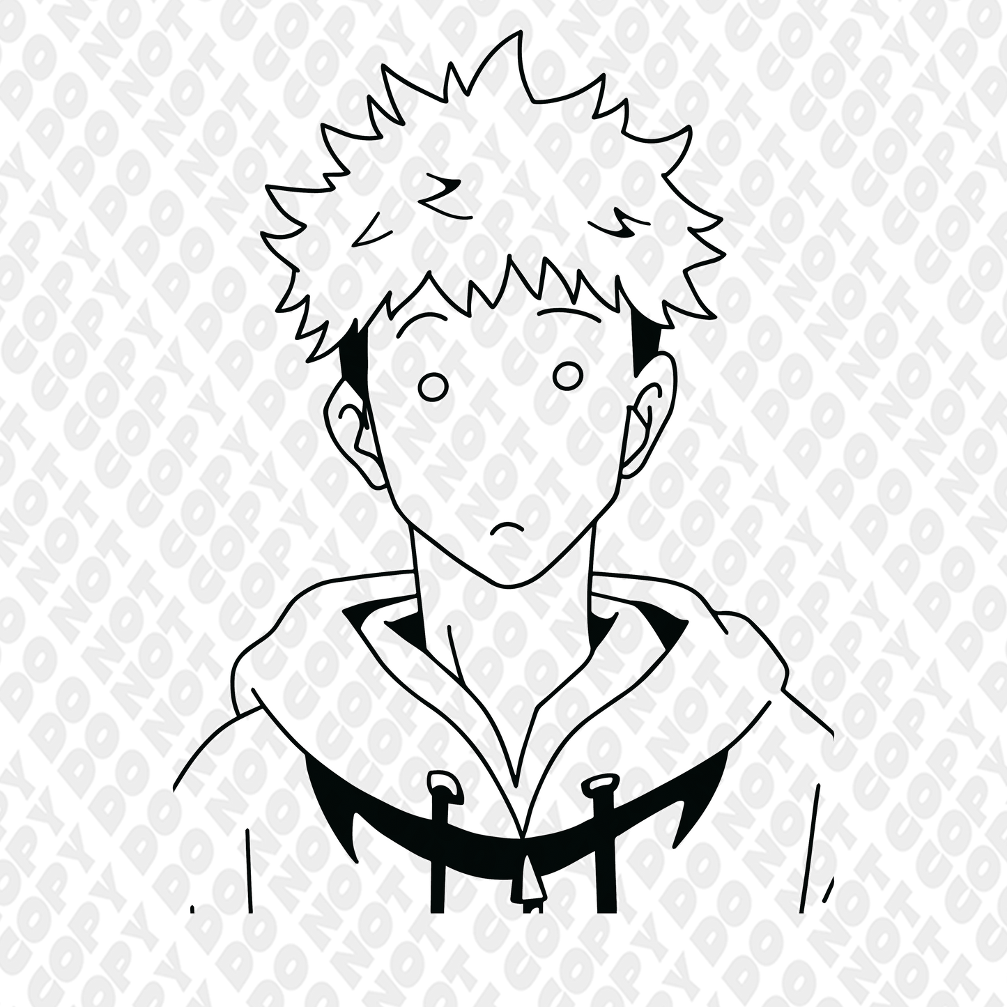 Itadori O_O head shot Chibi