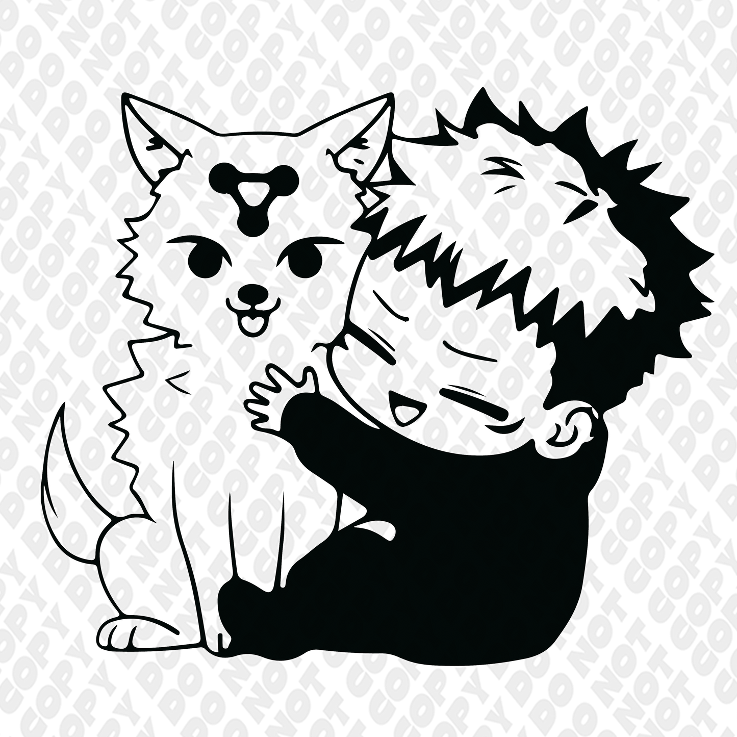 Itadori Dog lover Chibi Faded