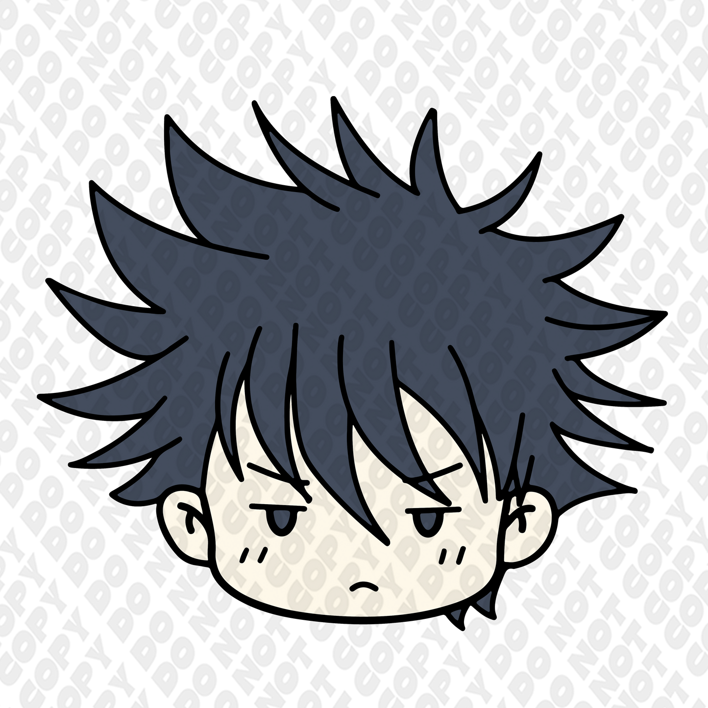 Megumi Chibi Angry Head