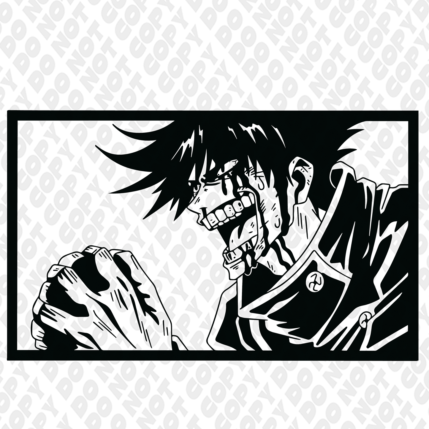 Megumi Ready for Hell Faded Poster