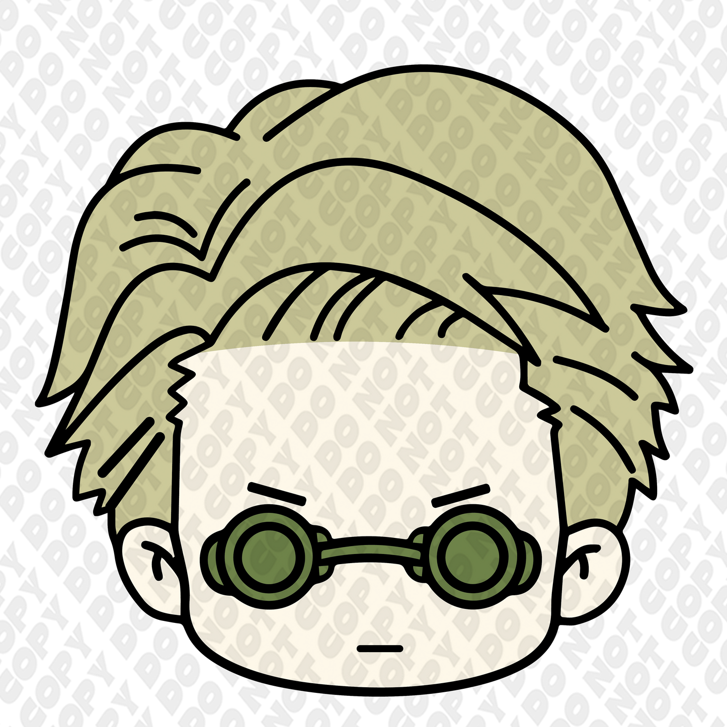 Nanami Chibi Head Shot Full Color