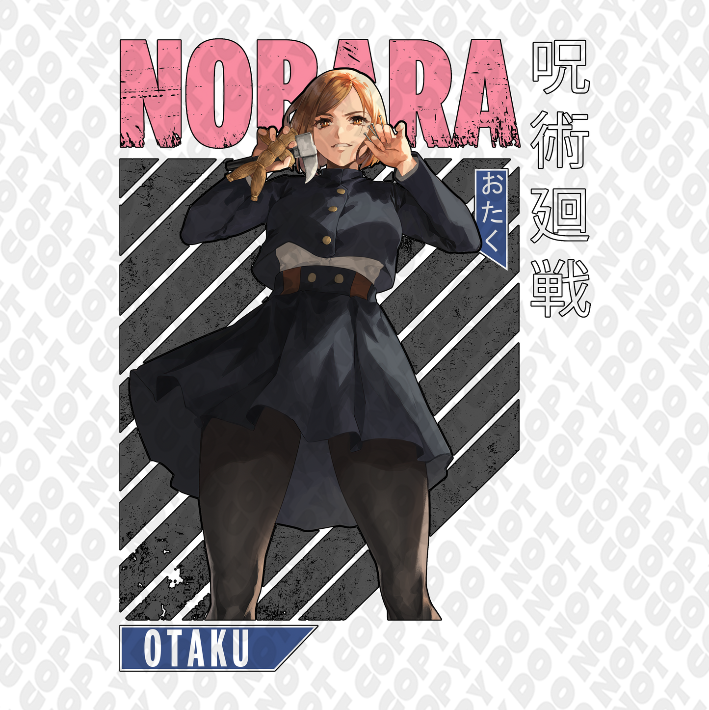 Nobara Battle Ready Grey Faded