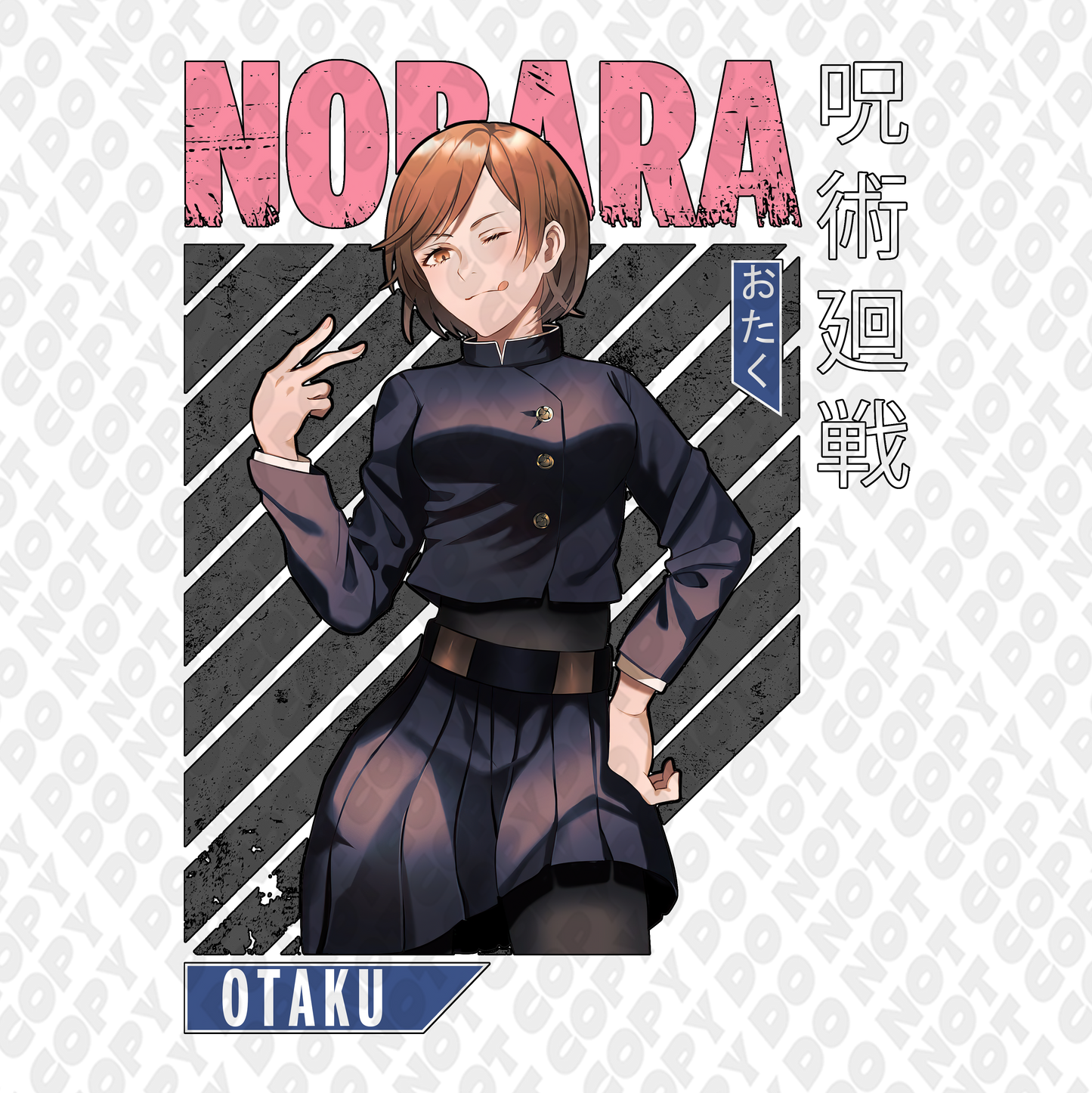 Nobara A Jokes Grey faded