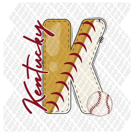 Kentucky Baseball DTF Transfer