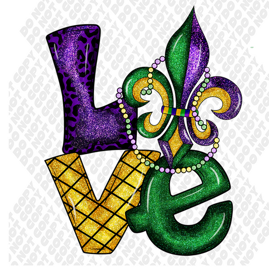 LOVE Mardi Gras Transfer