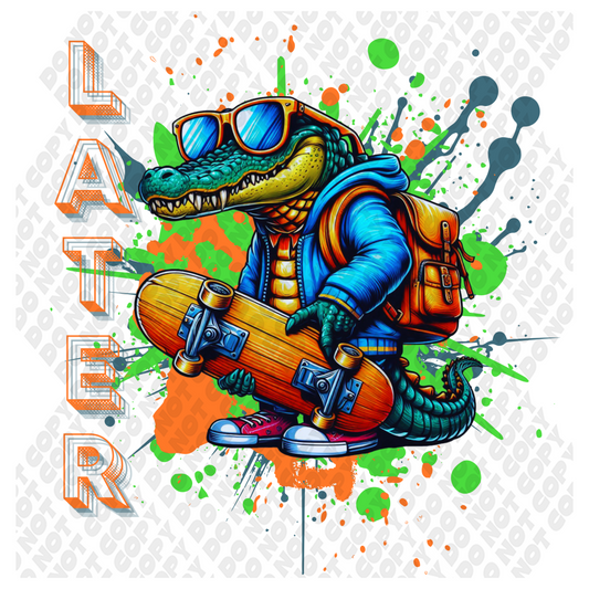 Later Gator DTF Transfer