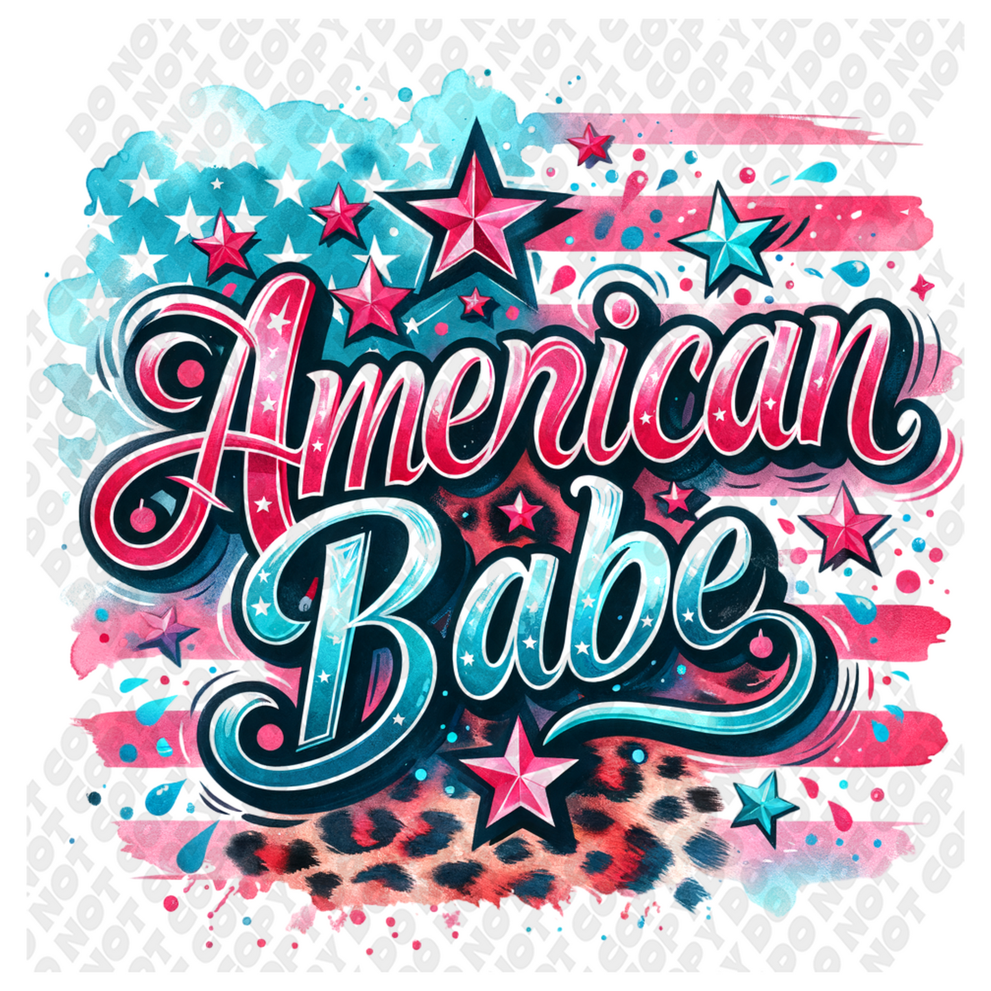 American Babe DTF Transfer