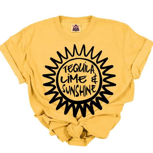 Tequila Lime & Sunshine DTF Transfer