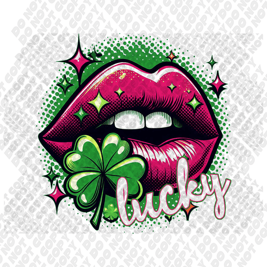 Lips St. Patricks Day