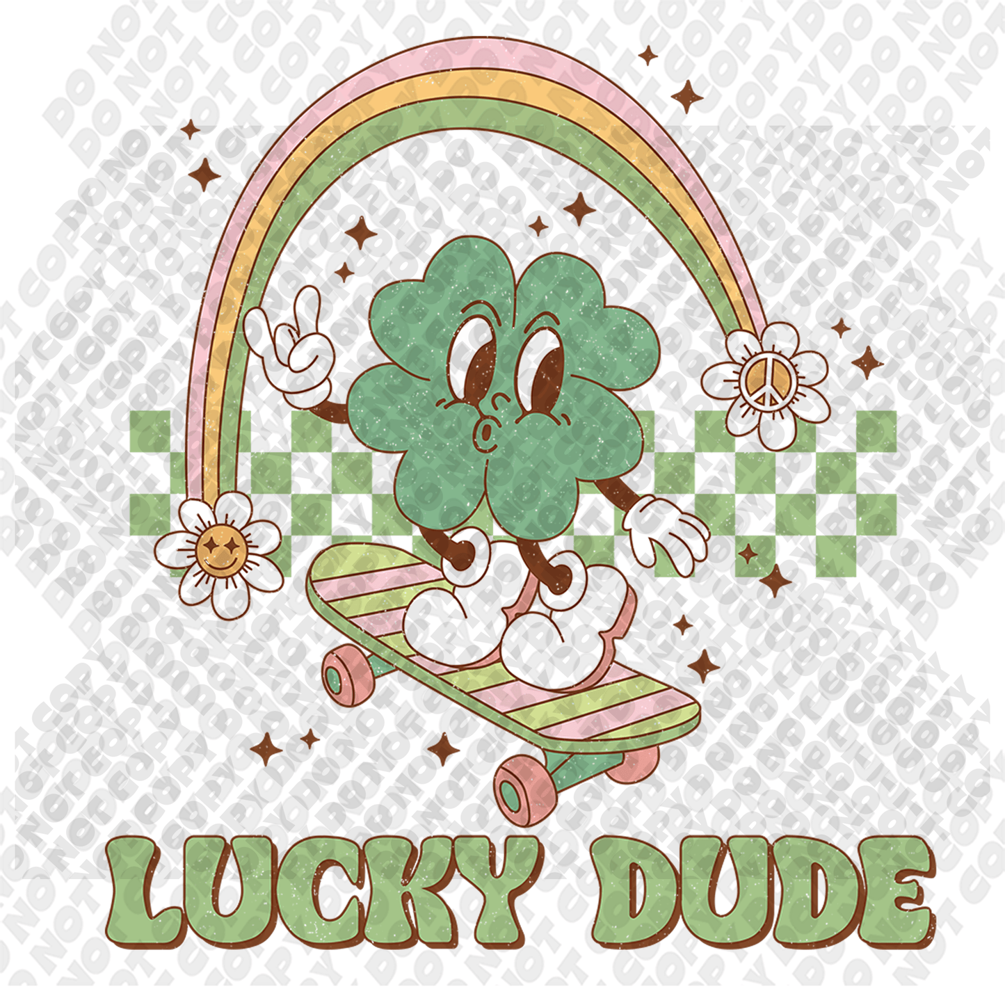 Lucky Dude Clover Transfer