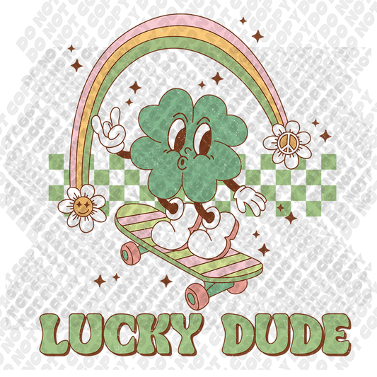 Lucky Dude Clover Transfer