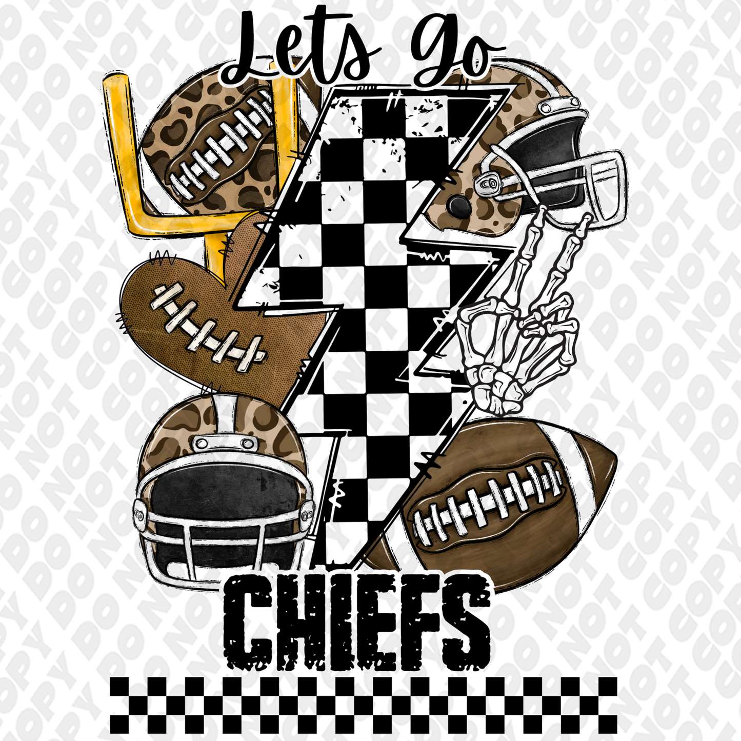 Let's go Chiefs DTF Transfer