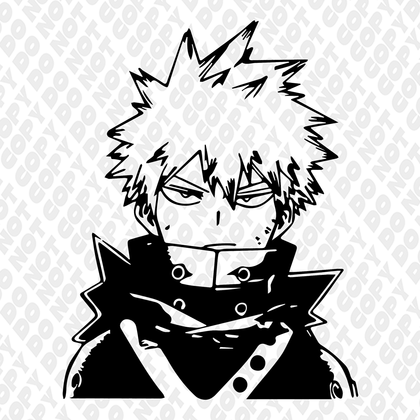 Bakugo Fed Up Outline