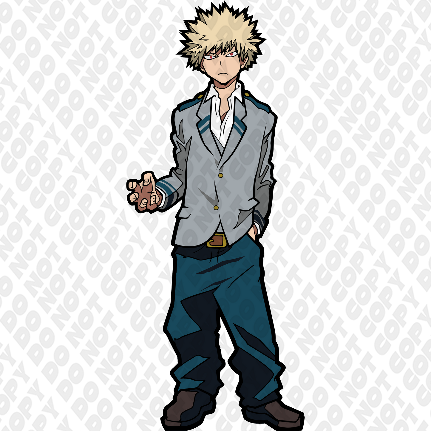 Bakugo Fight Ready Full Color