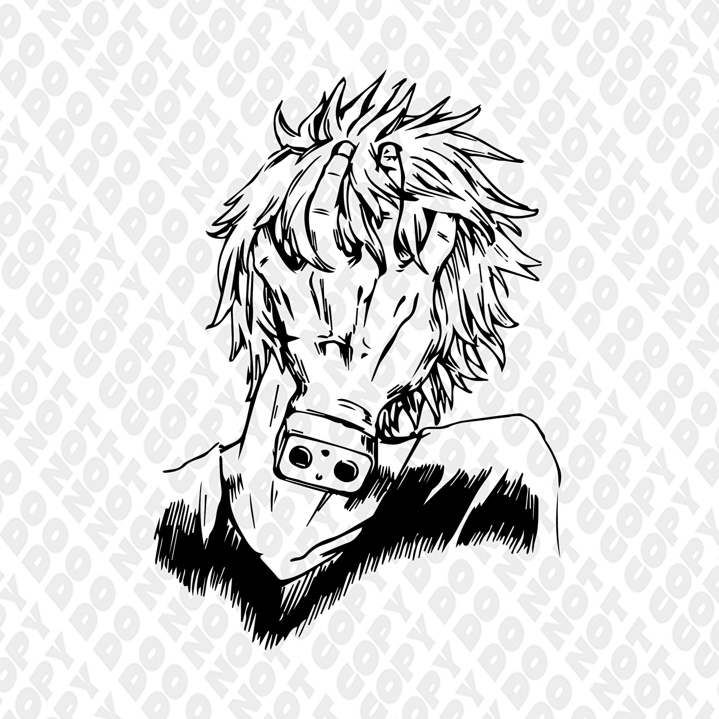 Shigaraki Prepared Head Shot Outline